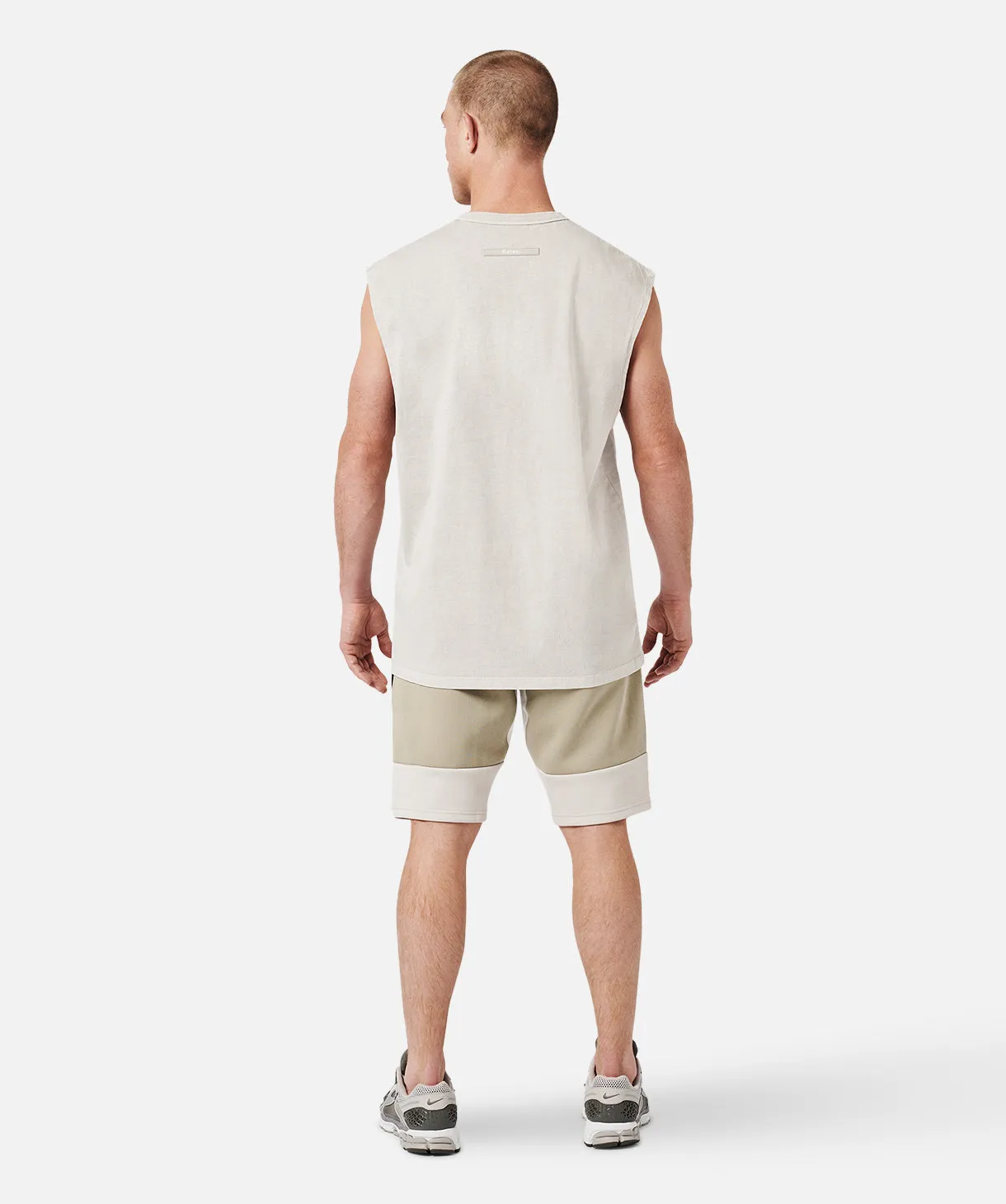 The Lauder Muscle Tee - Light Stone