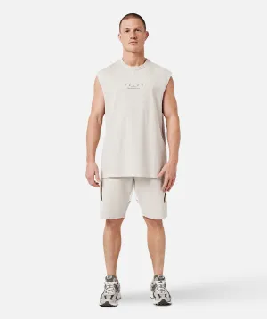 The Lauder Muscle Tee - Light Stone