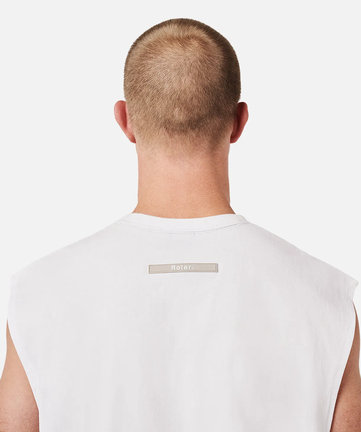 The Lauder Muscle Tee - White