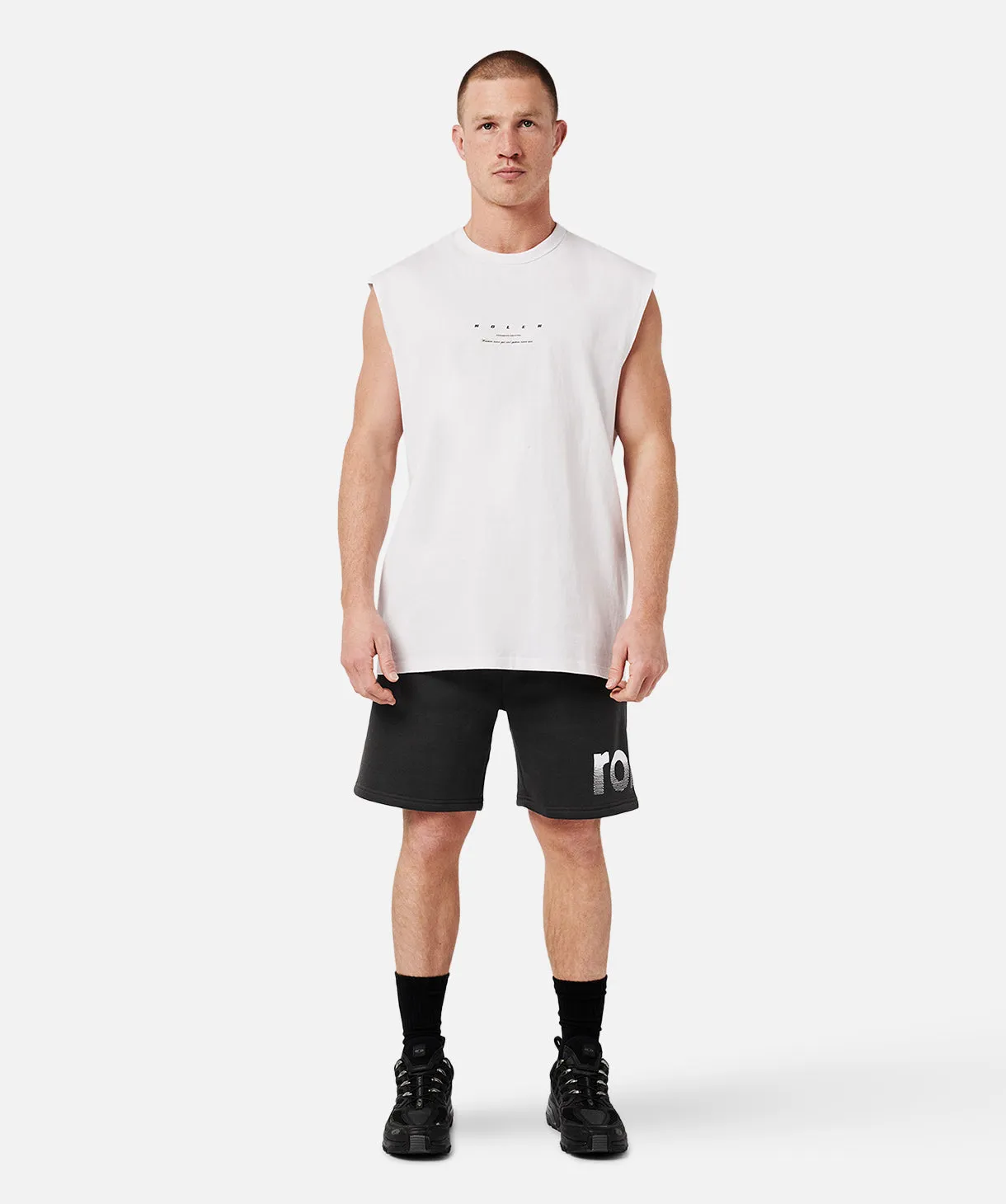 The Lauder Muscle Tee - White