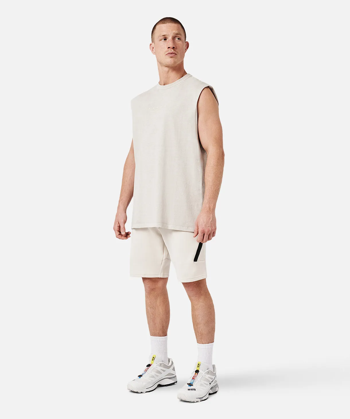 The Rexdale Muscle Tee - Stone