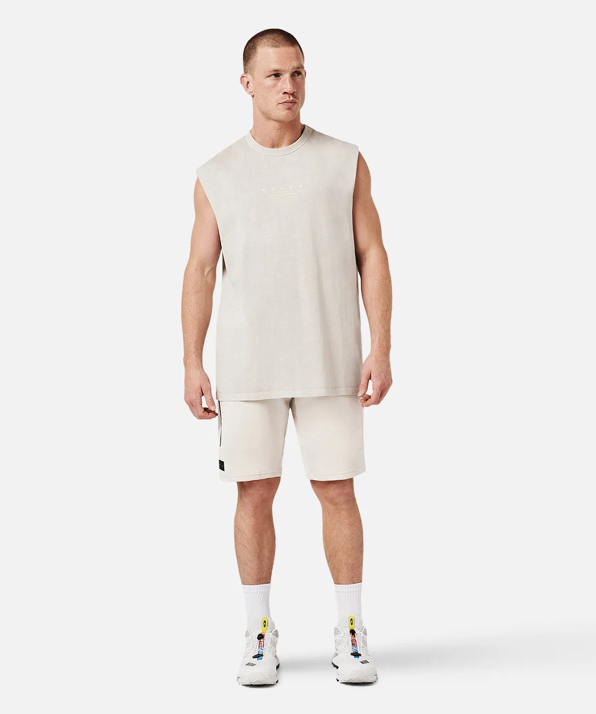 The Rexdale Muscle Tee - Stone