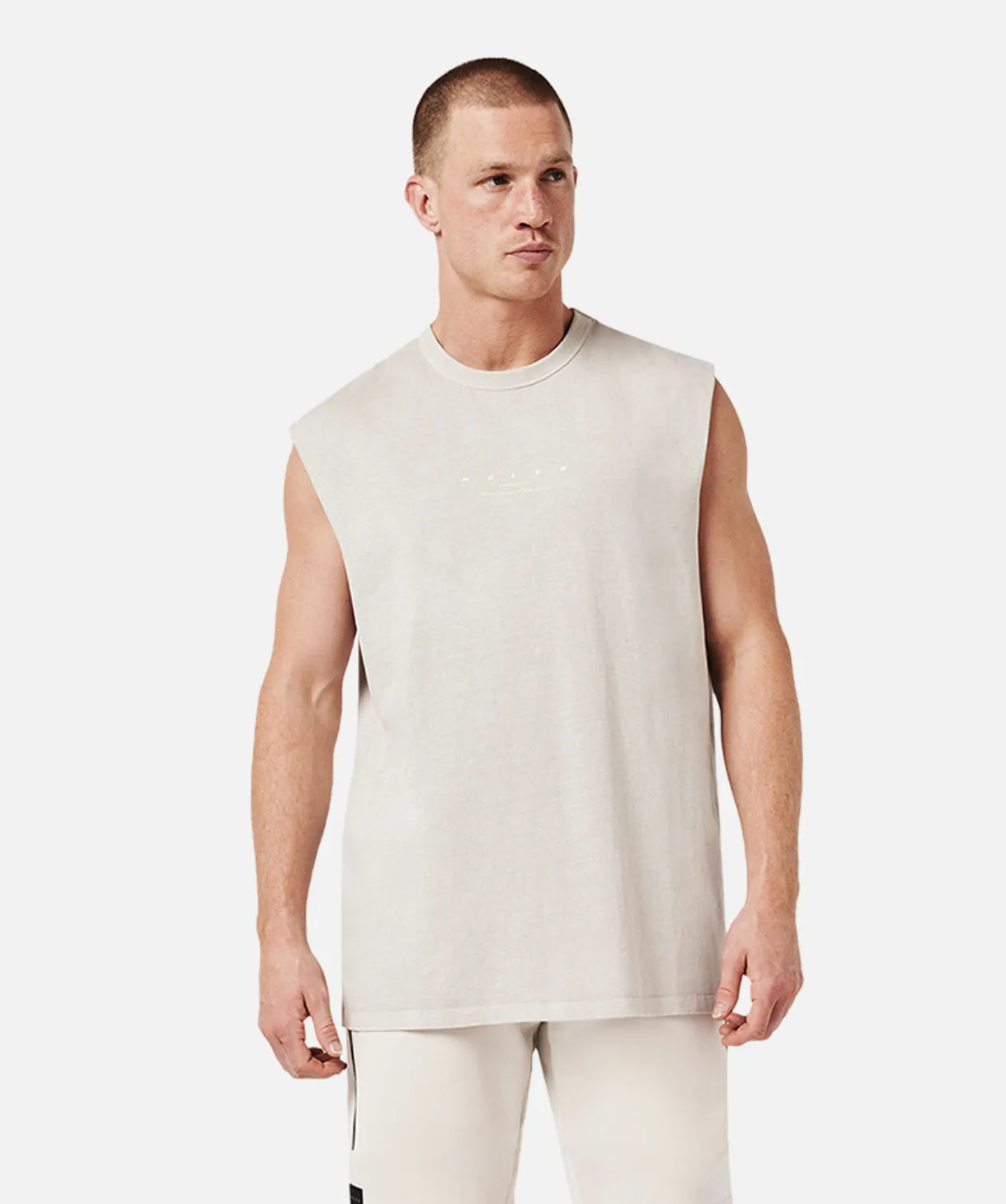 The Rexdale Muscle Tee - Stone