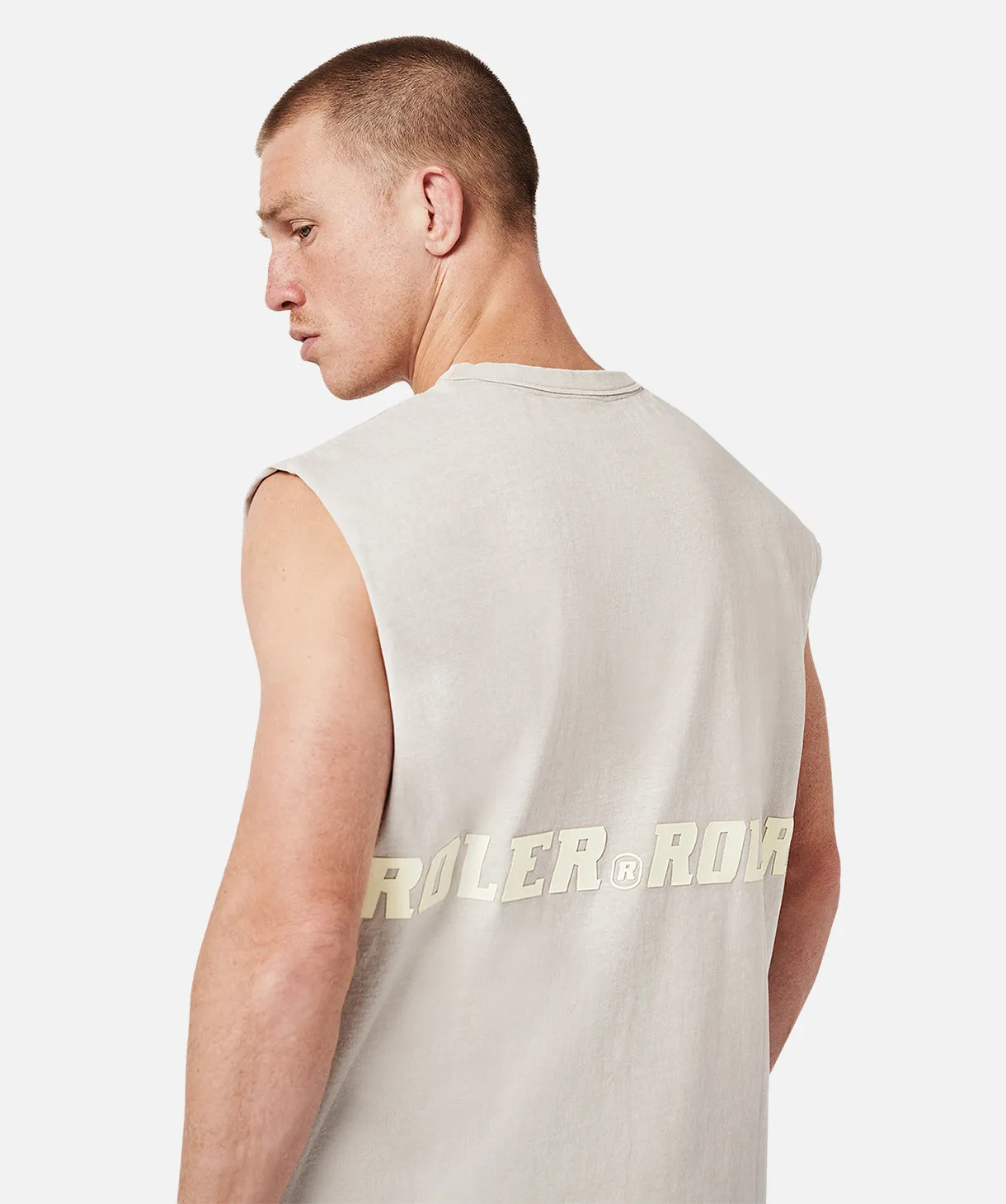 The Rexdale Muscle Tee - Stone