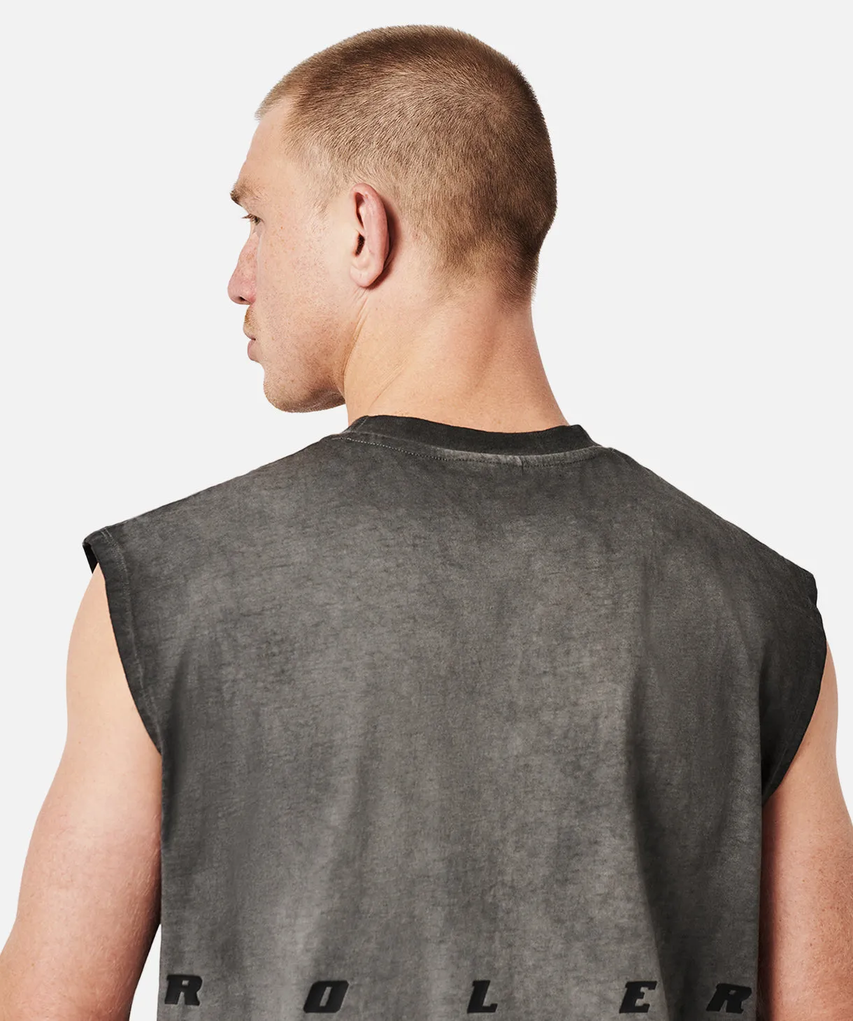 The Roxton Muscle Tee - Charcoal