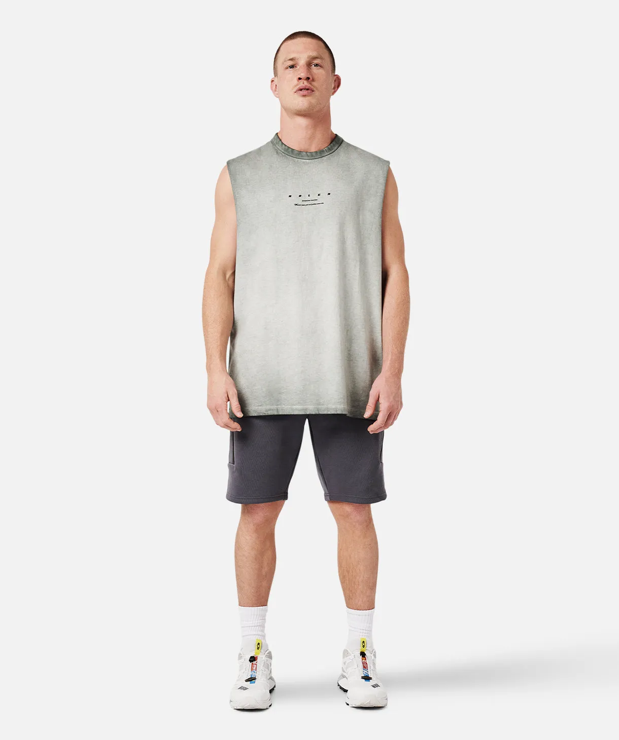 The Roxton Muscle Tee - Ice Grey