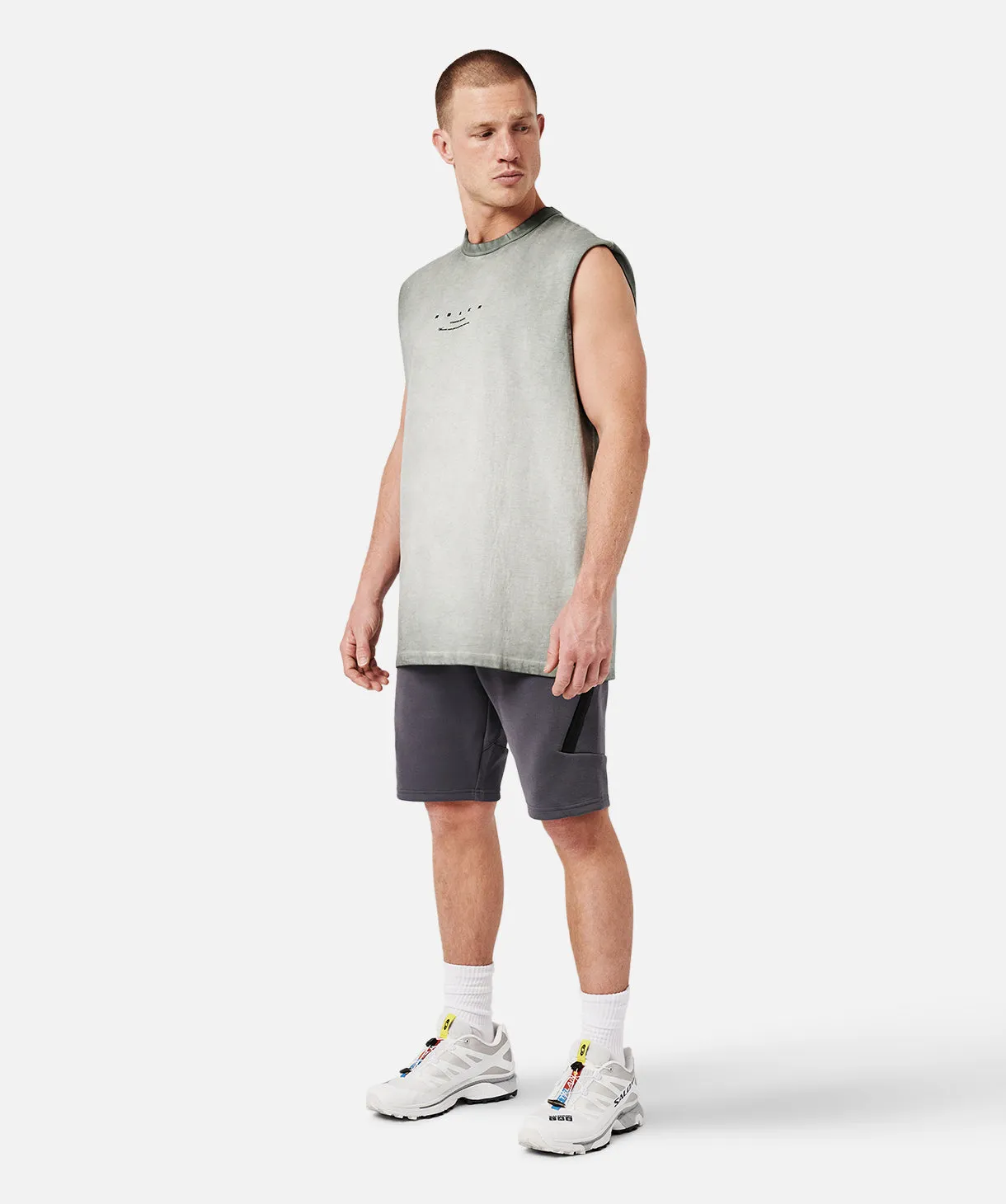 The Roxton Muscle Tee - Ice Grey