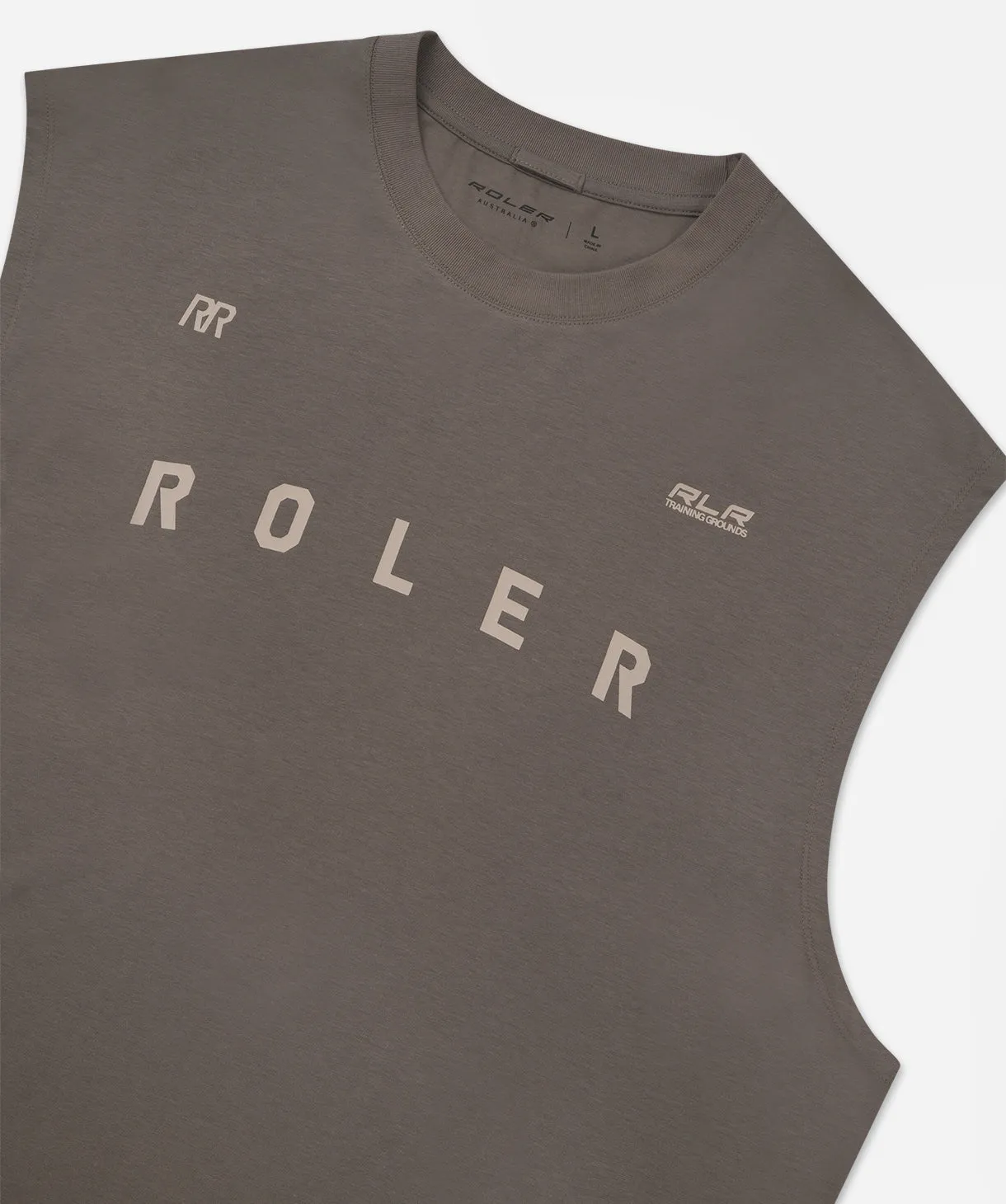 The Sabana Muscle Tee - Basil 23