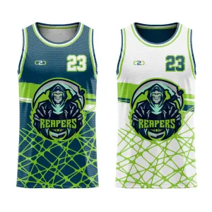 Trippin Core Reversible Basketball Singlet Design Your Own Custom