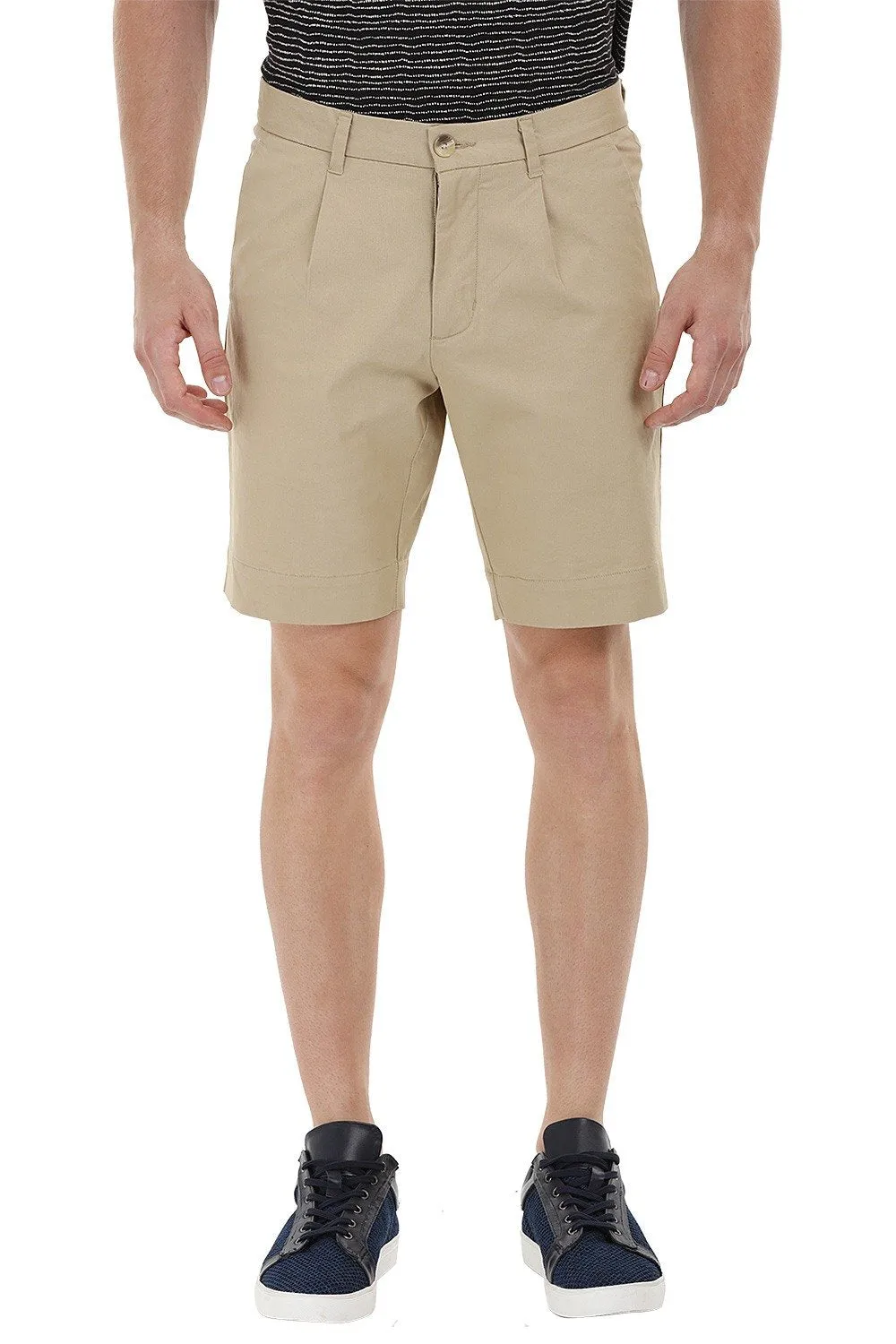 Twill Khaki Chino Shorts
