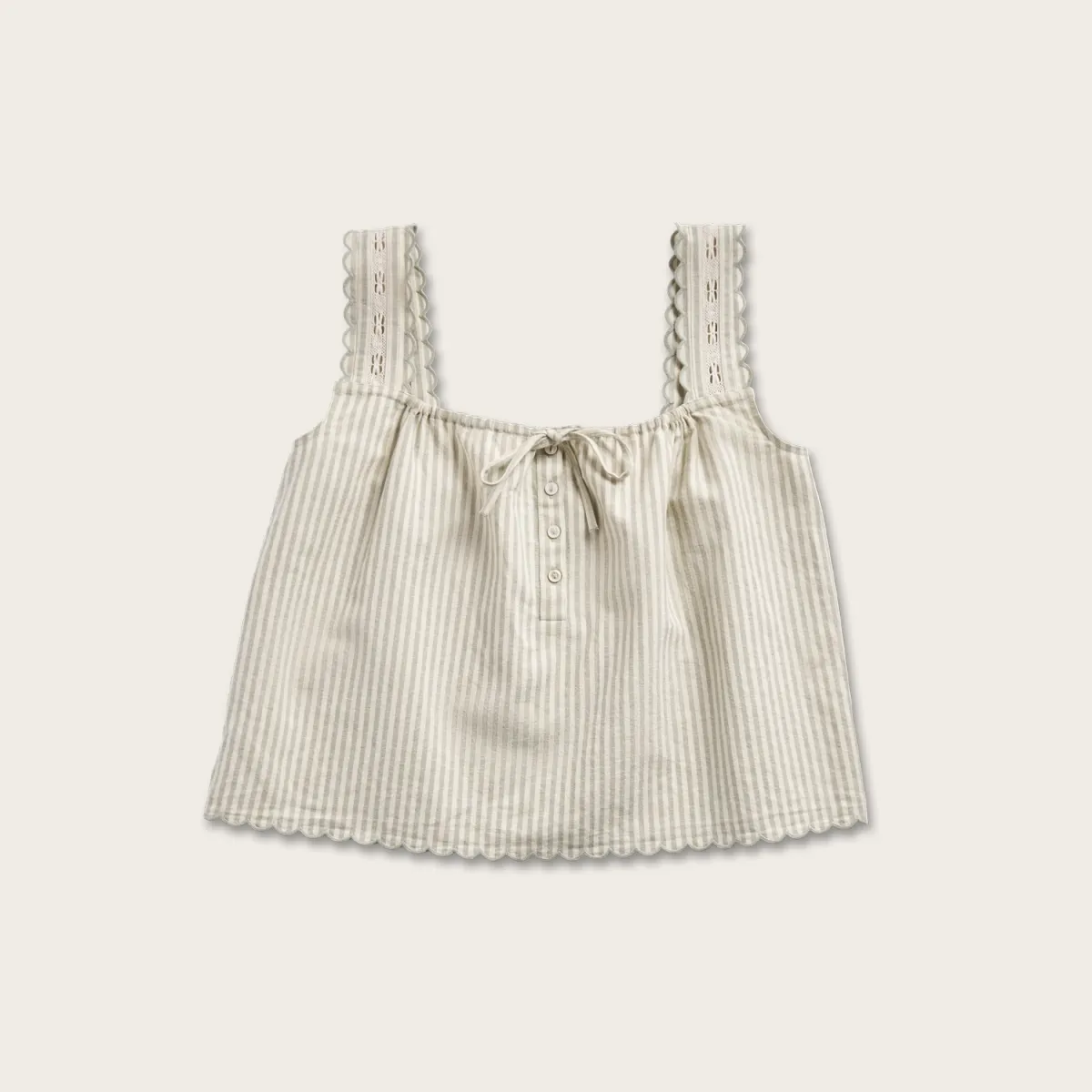Women's Linen Artisanal Tank