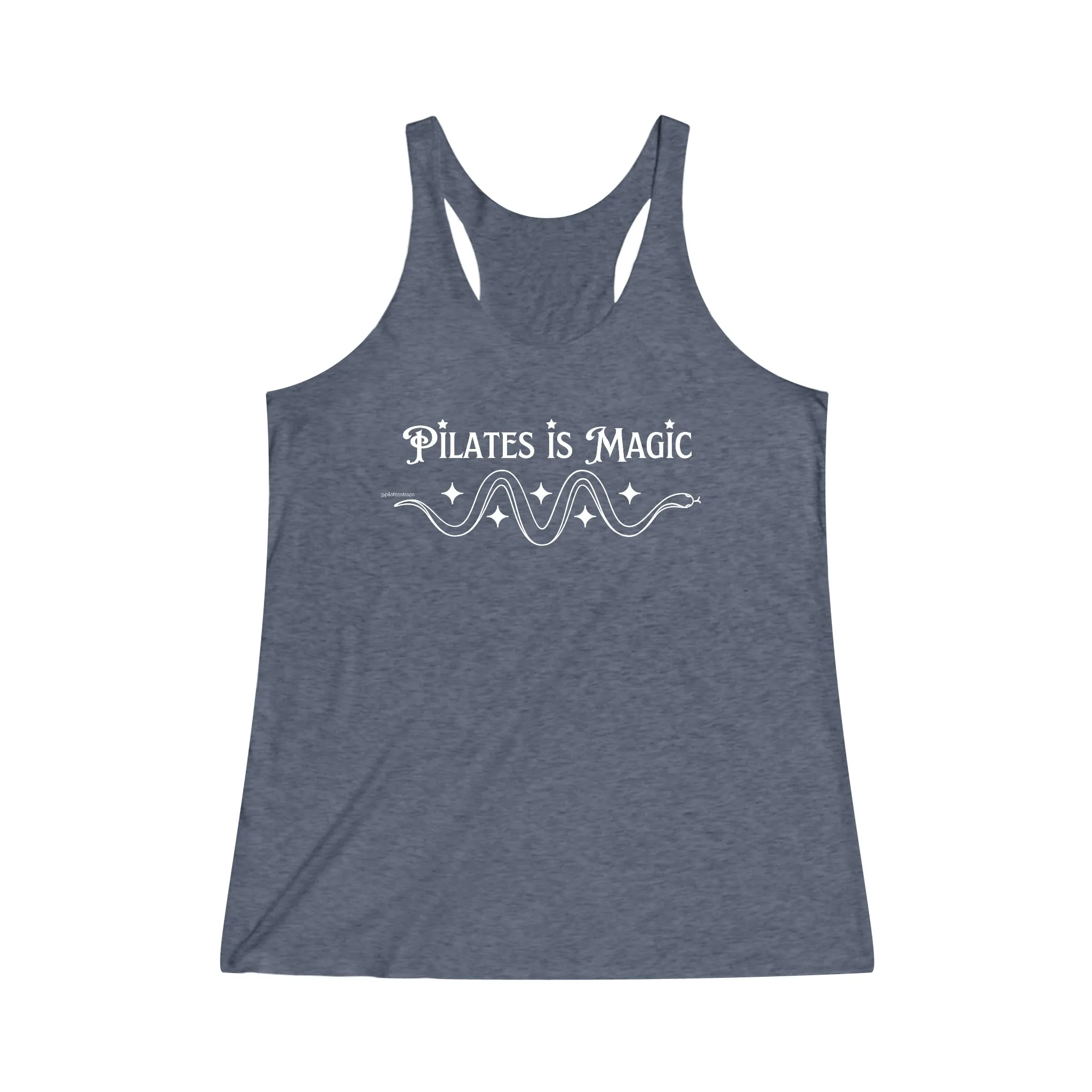 Women's Tri-Blend "Pilates Is Magic" Racerback Tank
