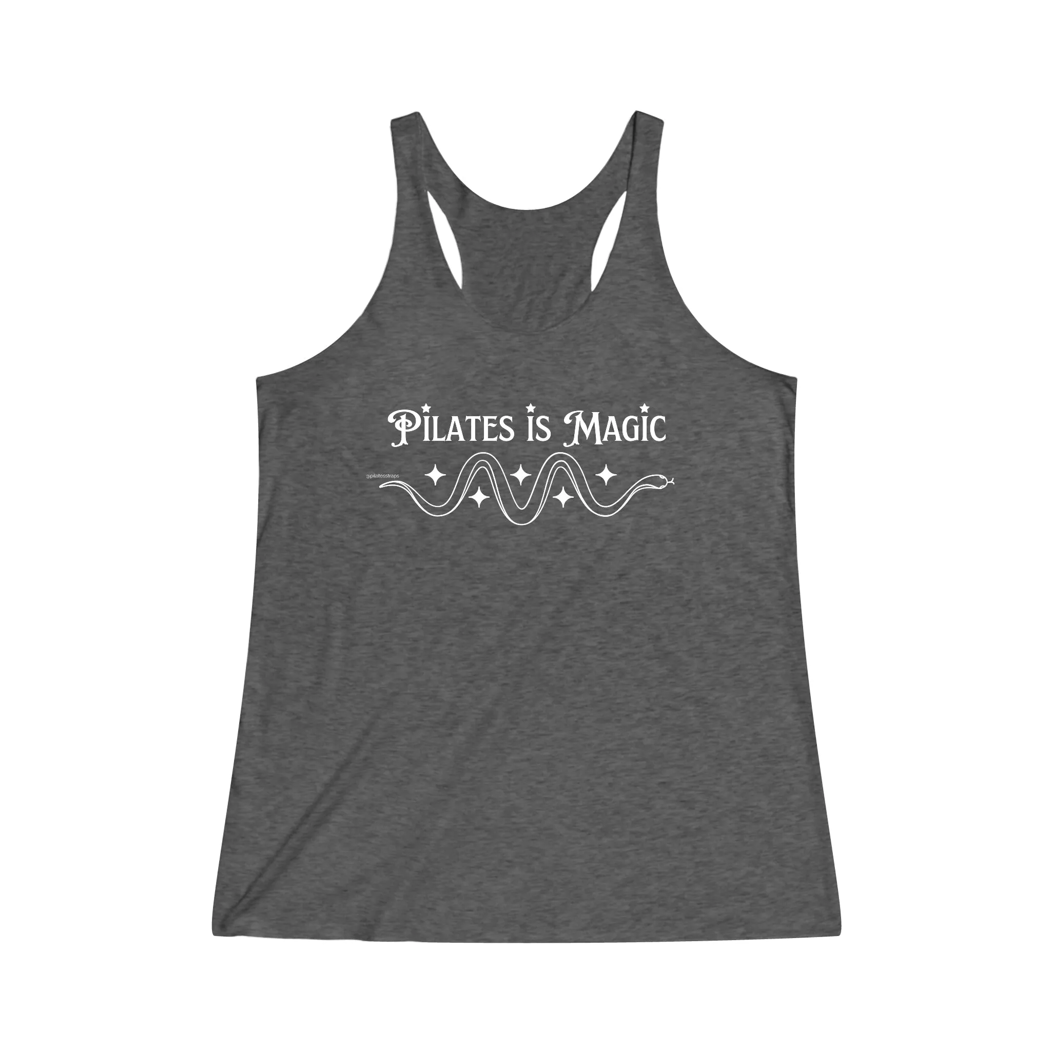 Women's Tri-Blend "Pilates Is Magic" Racerback Tank