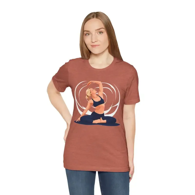 Yoga Unisex Jersey Short Sleeve Tee Elevates your Flow