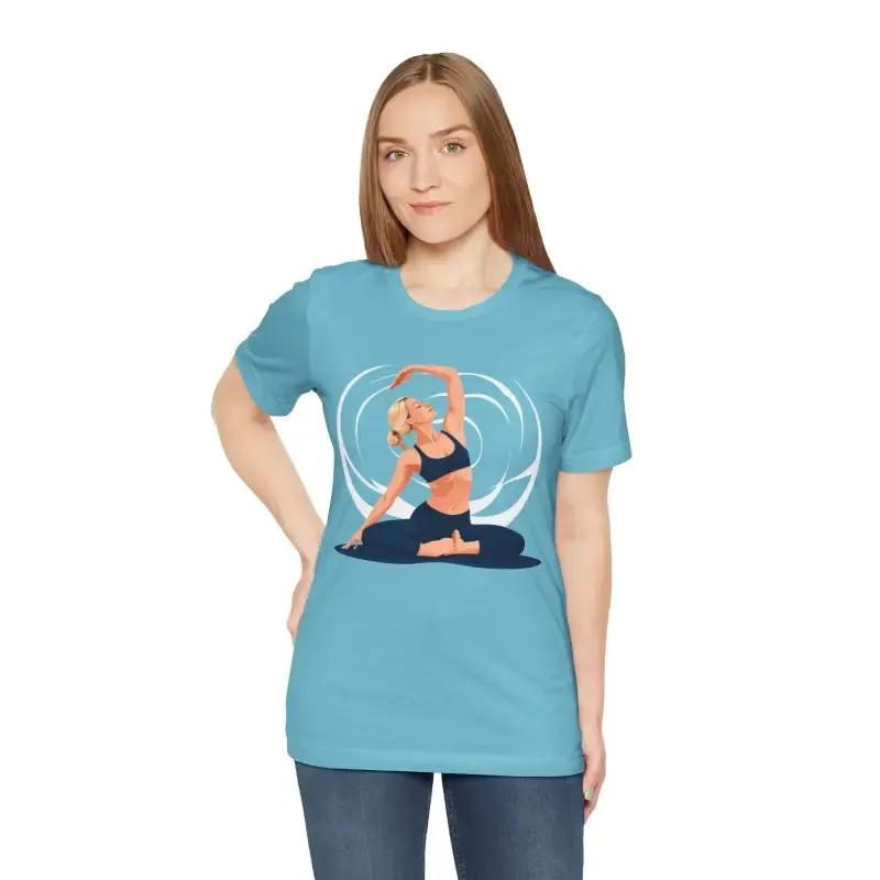 Yoga Unisex Jersey Short Sleeve Tee Elevates your Flow