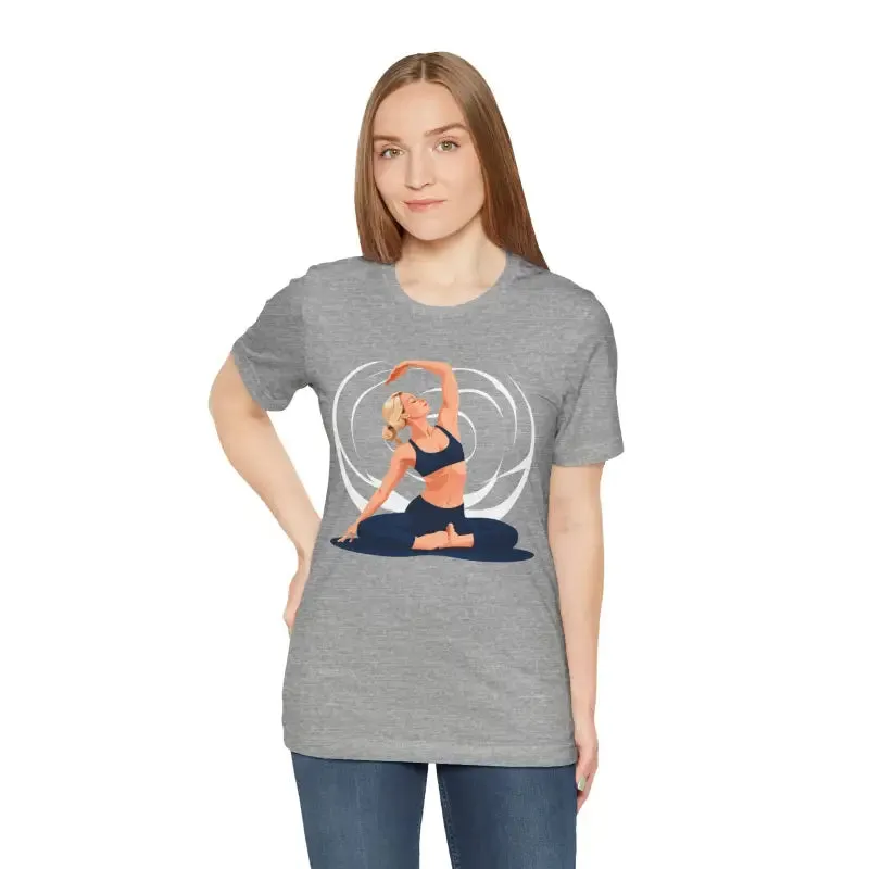 Yoga Unisex Jersey Short Sleeve Tee Elevates your Flow
