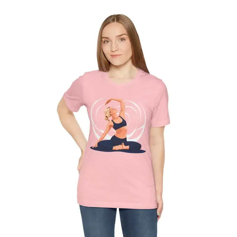 Yoga Unisex Jersey Short Sleeve Tee Elevates your Flow